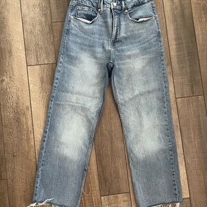 Women Good American Good Icon straight / wide leg jeans